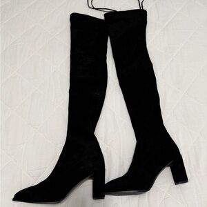 Kaitlyn Black Over-the-Knee Boots